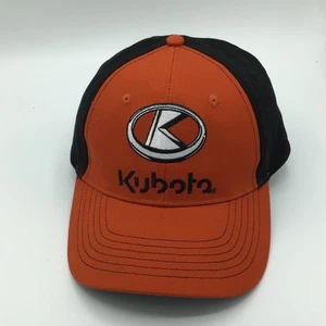 Kubota Orange Black Baseball Cap Embroidered Logo One Size Fits All - Picture 1 of 7