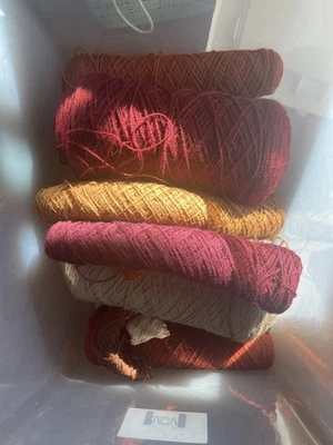 RUG Wool Yarn lot, Fall Colors - Image 1 of 4
