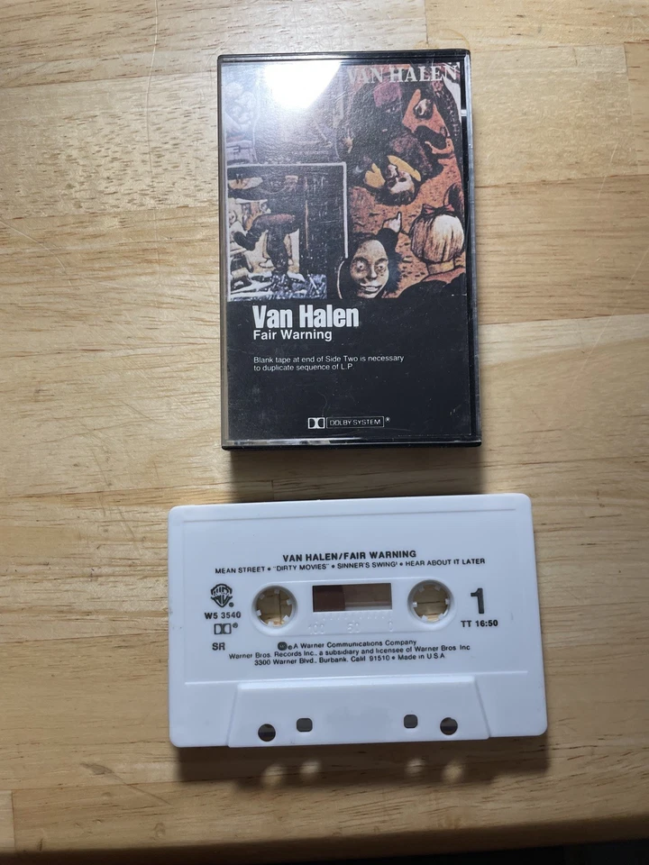 Van Halen - Fair Warning - Cassette Tape - 1981 - Image 1 of 1