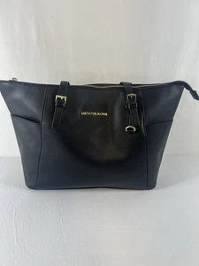 MICHAEL KORS Shoulder Bag Leather BLK - Picture 1 of 11