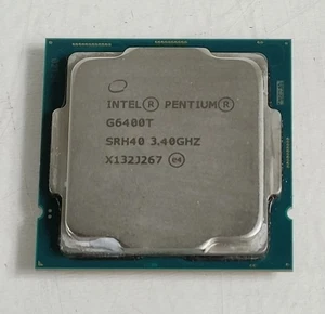 10Th Gen Intel Pentium G6400T LGA1200 CPU Processor SRH40 3.40GHz Dual Core - Picture 1 of 2