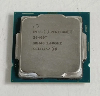 10Th Gen Intel Pentium G6400T LGA1200 CPU Processor SRH40 3.40GHz Dual Core - Image 1 of 2