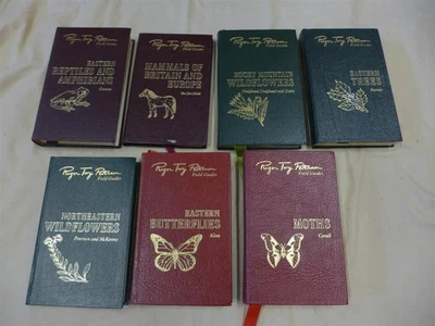 Lot of 7 EASTON PRESS Roger Tory Peterson Field Guides MOTHS, TREES, BUTTERFLIES - Image 1 of 4
