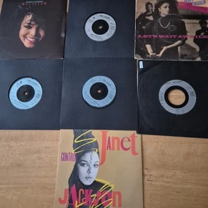 Janet Jackson - Vinyl 7" Single Bundle Job Lot x 7 - Free UK Postage  - Picture 1 of 1