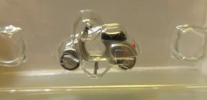 Herpa 053143 1:87 H0 Vespa 50 R Silber Sitzbank Schwarz scooter  NEU OVP - Bild 1 von 3