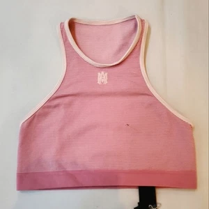 Nuevo con etiquetas $590 Sujetador Amiri Ma Bordado Sin Costuras Espalda Corredora Talla Mediana/Grande - Imagen 1 de 13