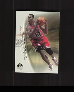 2000-01 Upper Deck SP Authentic #A2 Elton Brand Basketball Card Chicago Bulls - Picture 1 of 2