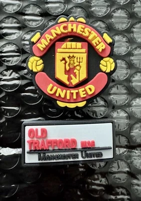 2 x Man United Shoe Charms
