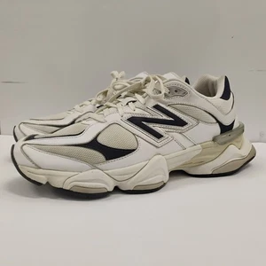 New Balance 9060 White Navy Blue Mens Sz 13 Unisex Shoes U9060VNB Sneakers  - Picture 1 of 24
