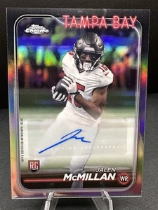 2024 Topps Chrome - Rookie Autographs Jalen McMillan #RA-JM (AU, RC) - Picture 1 of 2