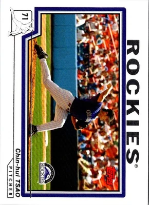 2004 Topps Chin-Hui Tsao #611 Colorado Rockies Baseball Card - Image 1 of 2