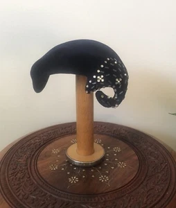 Gwen Pennington Midnight Blue Hat - Picture 1 of 8