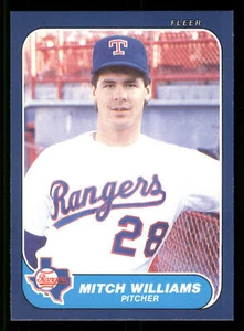 Actualización Fleer 1986 #U-127 - Mitch Williams - Texas Rangers - Imagen 1 de 2