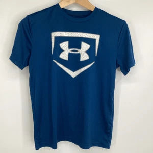 Boys Under Armour Baseball Performance Tee Shirt - Picture 1 of 4