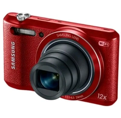 Samsung WB35F NFC Digital Camera 12x Zoom 2.7 LCD - Red (EC-WB35FZBPRUS) - Image 1 of 4