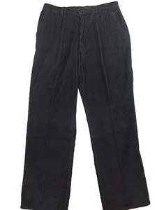 VTG Towncraft Corduroy Pants Men 38x32 Gray Straight Flat Front Classic Preppy - Picture 1 of 14