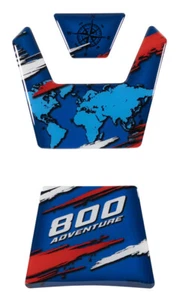 Almohadilla de depósito 3D gel pegatina de moto protección compatible para BMW F 800 GS Adventure - Imagen 1 de 6