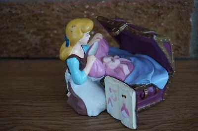 FIGURA Figura CENICIENTA Baúl Pecho Rosa Vestido Ropa Disney Store De lujo Foto 1 de 4