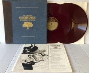 GREATEST COUNTRY MUSIC RECORDINGS VOL 1 1981 Franklin Mint RED VINYL VG+/EX/VG+ - Imagen 1 de 11