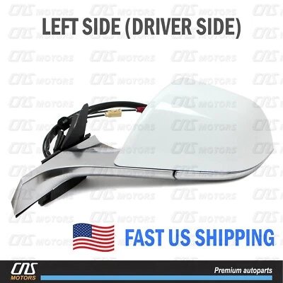 Driver Side Mirror For 2019-2020 Tesla Model 3 Base Model, White Chrome Color - Изображение 1 из 4