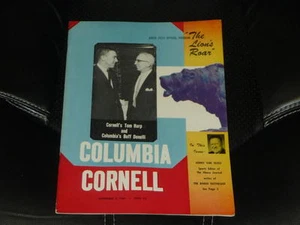 1962 CORNELL AT COLUMBIA COLLEGE FOOTBAL PROGRAM EX-MINT - Picture 1 of 1
