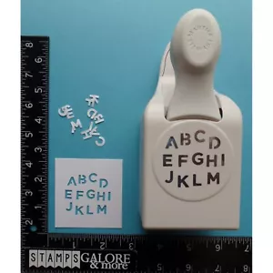 Punzón artesanal de papel Martha Stewart LETRAS DEL ALFABETO A A M A-M #M063 - Imagen 1 de 1