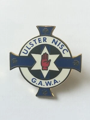 Ulster Northern Ireland Supporters Club Football Badge. - Image 1 of 2