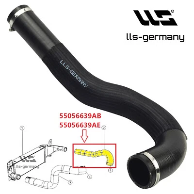 Turboschlauch Ladeluftschlauch für JEEP WRANGLER III 2.8 CRD 4x4 55056639AB/AE - Bild 1 von 4