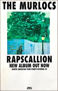 THE MURLOCS Rapscallion limitierte Ausgabe NEU SELTEN Tour Poster! Psychedelic Garage Rock - Bild 1 von 2