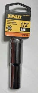 Dewalt Socket 12 Point 1/2In Drive Deep 1/2In Sae - Picture 1 of 5