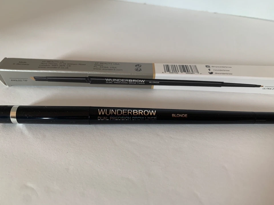 Wunder 2 Wunderbrow Dual Precision Brow Liner Eyeliner Eyeshadow Blonde NEW - Image 1 of 4