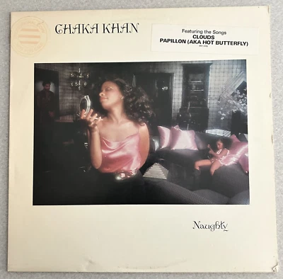 Chaka Khan Naughty  1980 LP DJ Promo Whitney Houston Luther Vandross Papillon - Image 1 of 4