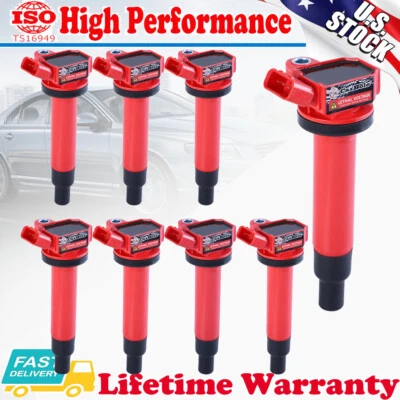 Juego de 8 bobinas de encendido para Lexus GS430 LS430 Toyota Tundra Sequoia C1173 UF230 Foto 1 de 4