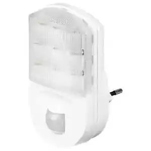 lampada led luce notturna con sensore di movimento crepuscolare spina bianco fr - Foto 1 di 5