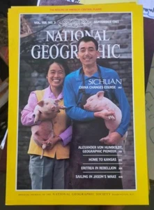 NATIONAL GEOGRAPHIC September 1985 SICHUAN CHINA Kansas HUMBOLDT Eritrea -No Map - Imagen 1 de 2