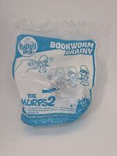McDonalds Happy Meal Toy The Smurfs 2 Bookworm Brainy - NEW in packaging