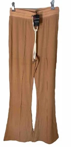n:PHILANTHROPY Mujer’s Raya Acampanado Pierna Pantalón Jengibre Nuevo Grande Imperfección Ver Foto - Imagen 1 de 16