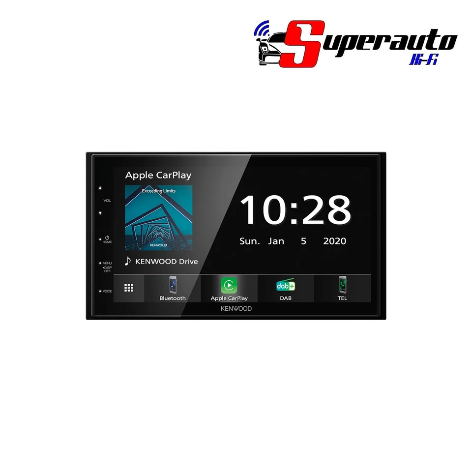 Kenwood Autoradio Bluetooth 2 DIN Mp3 USB compatibile Apple Dmx-5020dabs