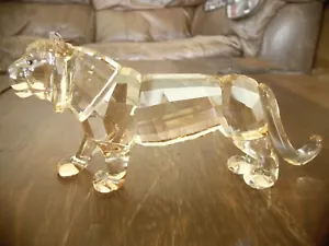 Large Crystal Tiger! Beautiful, mint amber/gold Gorgeous! Mint - Picture 1 of 10
