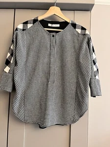 Ladies Gingham Top, Qui, Size 10 - Picture 1 of 4