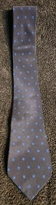 Gianni Versace Italien 100 % Seide marineblau lang Vintage gepunktete Herrenkrawatte 59 Zoll - Bild 1 von 6