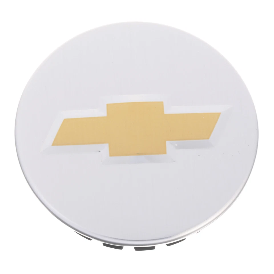 Оригинальный новый серебристый центральный колпак ступицы колеса Chevrolet 2006-2016 годов выпуска с галстуком-бабочкой 9597551 - Изображение 1 из 3