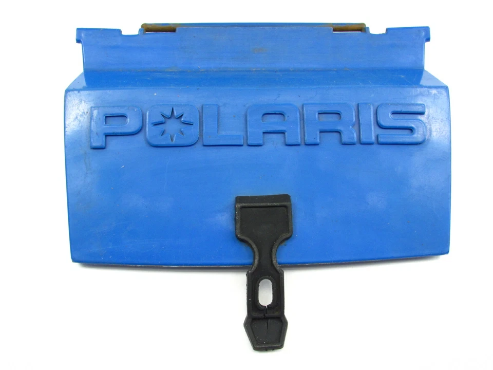 1987 POLARIS 87 CYCLONE W877828 250cc ATV - TOOLBOX LID AND STRAP (STRAP DAMAGE) - Image 1 of 4