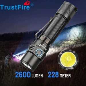 TrustFire 2600 Lumen helle LED taktische Taschenlampe wiederaufladbare LED Taschenlampe USA - Bild 1 von 17