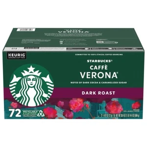 Starbucks Coffee Caffè Verona Dark Roast K-Cup Pod, 72 unidades - Imagen 1 de 2