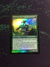 Mtg, FOIL Changeling Titan. Lorwyn Foil UnCommon LP