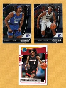 PRECIOUS ACHIUWA RCs 3x Lot of 2020-21 Panini Prizm Draft & Donruss Rookie Cards - Picture 1 of 2