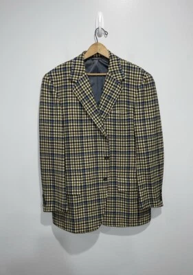 Vintage 1970s Corbin LTD sports coat blazer size 42 men’s green blue beige - Image 1 of 4