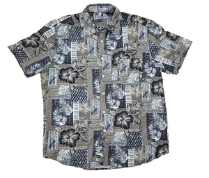 Mens 90's Vintage HAWAIIAN Party Holiday Original POINT ZERO Festival Shirt Med - Picture 1 of 8
