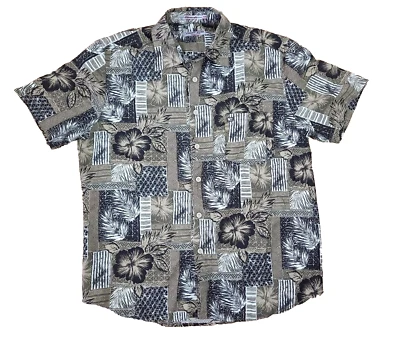 Mens 90's Vintage HAWAIIAN Party Holiday Original POINT ZERO Festival Shirt Med - Image 1 of 4